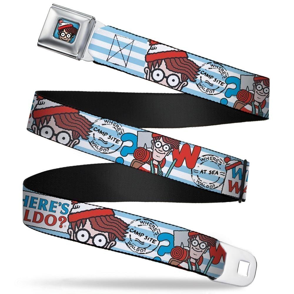 2962 Seatbelt Belt Where's Waldo? XL